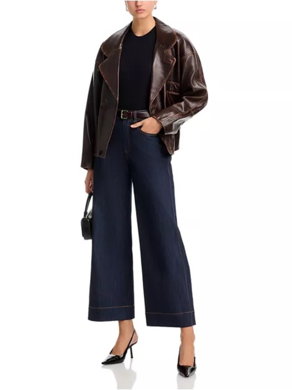 Betsy high rise wide leg indigo - Picture 3 of 9
